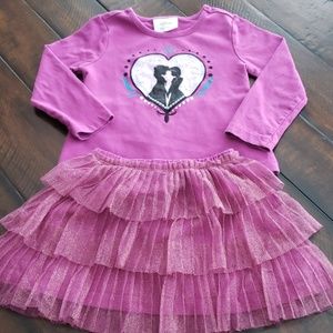 Hannah Andersson Frozen shirt and skirt